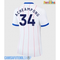 Camisa de time de futebol Chelsea Josh Acheampong #34 Replicas 3º Equipamento Feminina 2026-27 Manga Curta